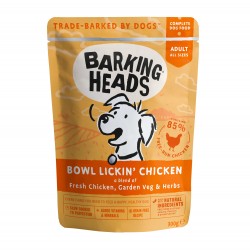 BARKING HEADS BOWL LICKIN' CHICKEN saszetka dla psów Kurczak 300g