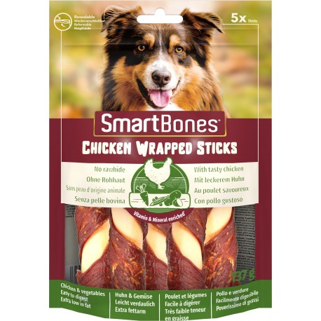 Smart Bones Chicken Wrap Sticks medium 5 szt