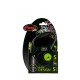 FLEXI Smycz automatyczna Black Design S linka 5 m kol zielony