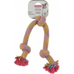 ZOLUX Zabawka sznurowa 3 węzły kolorowa 48 cm