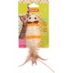 ZOLUX Zabawka dla kota myszka sizal z piórkami